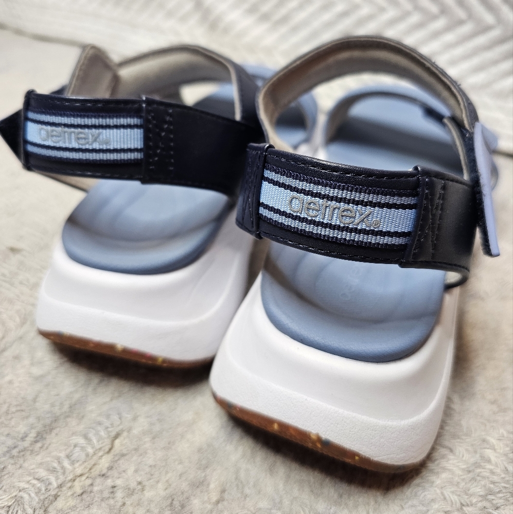 Aetrex Blue and Navy Sport Sandals - Picture 10 of 16